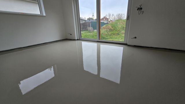 Obývací pokoj po nivelaci